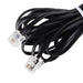15 ft Phone Line Extension Cord - Black - USA Trading Depot, LLC