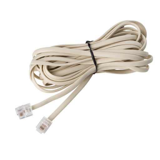 15 ft Phone Line Extension Cord - Bone Ivory - USA Trading Depot, LLC