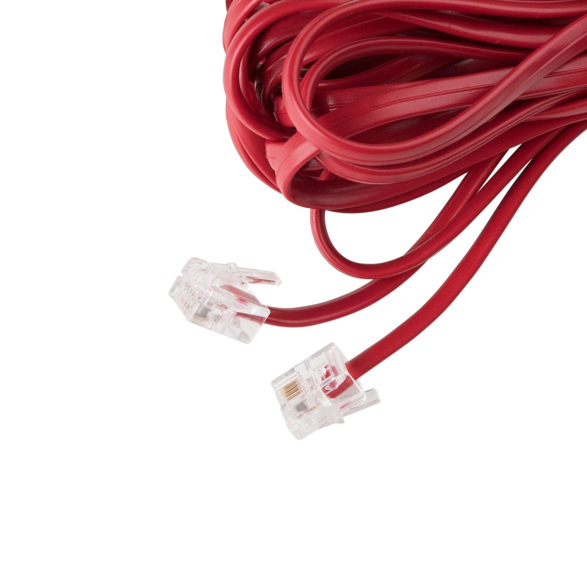 15 ft Phone Line Extension Cord - Crimson Red - USA Trading Depot, LLC