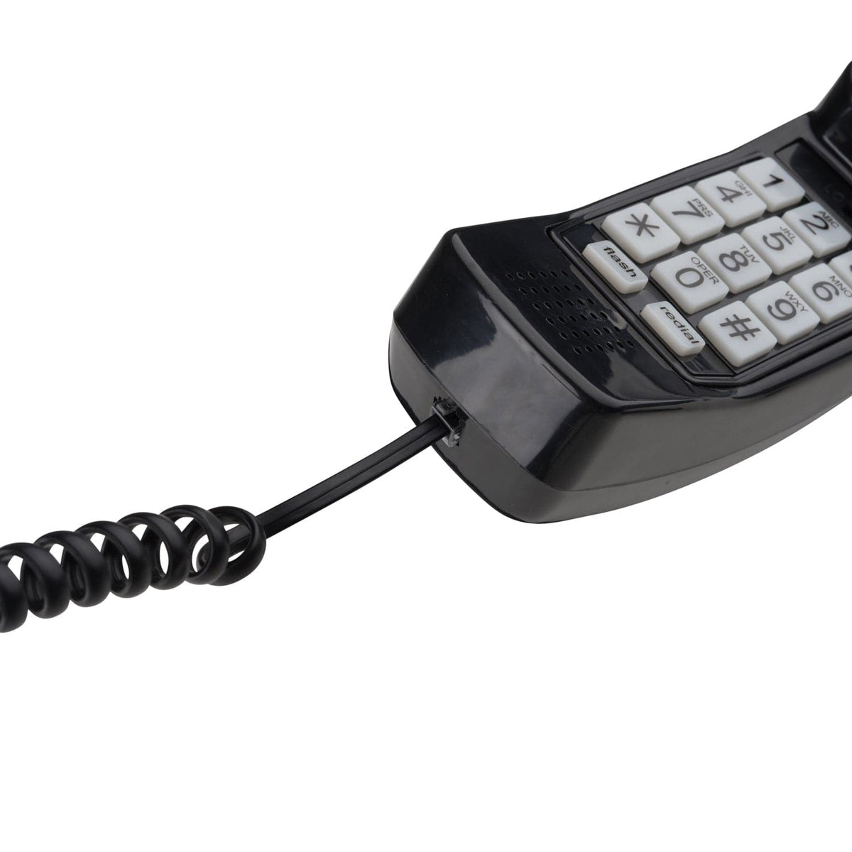 15 ft Telephone Handset Cord for Landline Phone - Black - USA Trading Depot, LLC