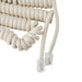 15 ft Telephone Handset Cord for Landline Phone - Bone Ivory - USA Trading Depot, LLC
