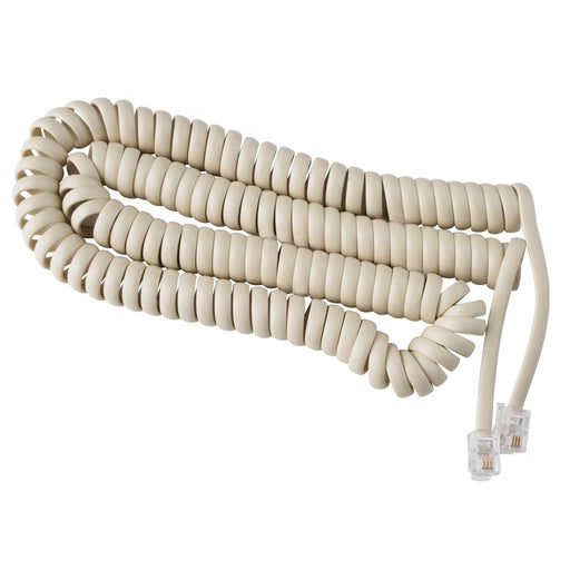 15 ft Telephone Handset Cord for Landline Phone - Bone Ivory - USA Trading Depot, LLC