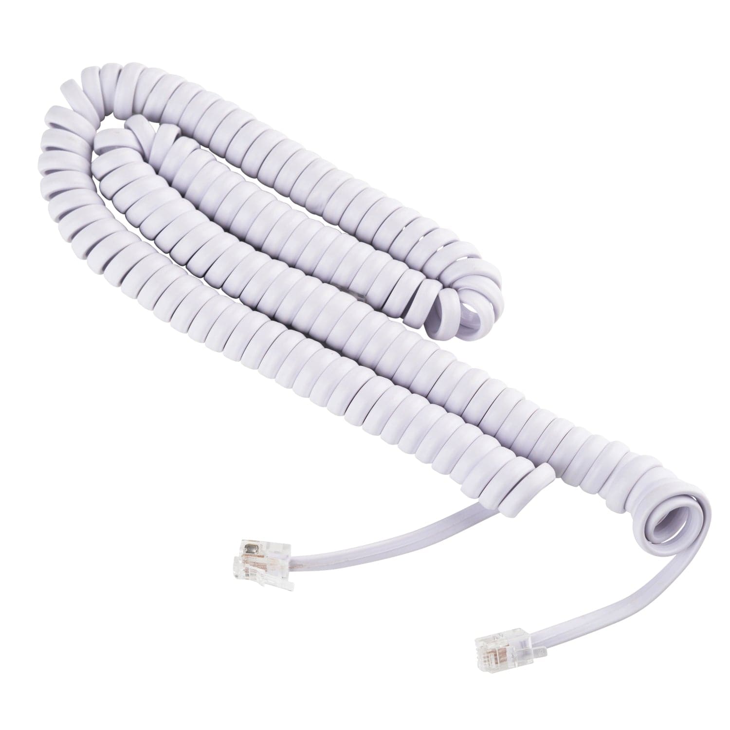 15 ft Telephone Handset Cord for Landline Phone - Choctaw White - USA Trading Depot, LLC