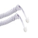 15 ft Telephone Handset Cord for Landline Phone - Choctaw White - USA Trading Depot, LLC