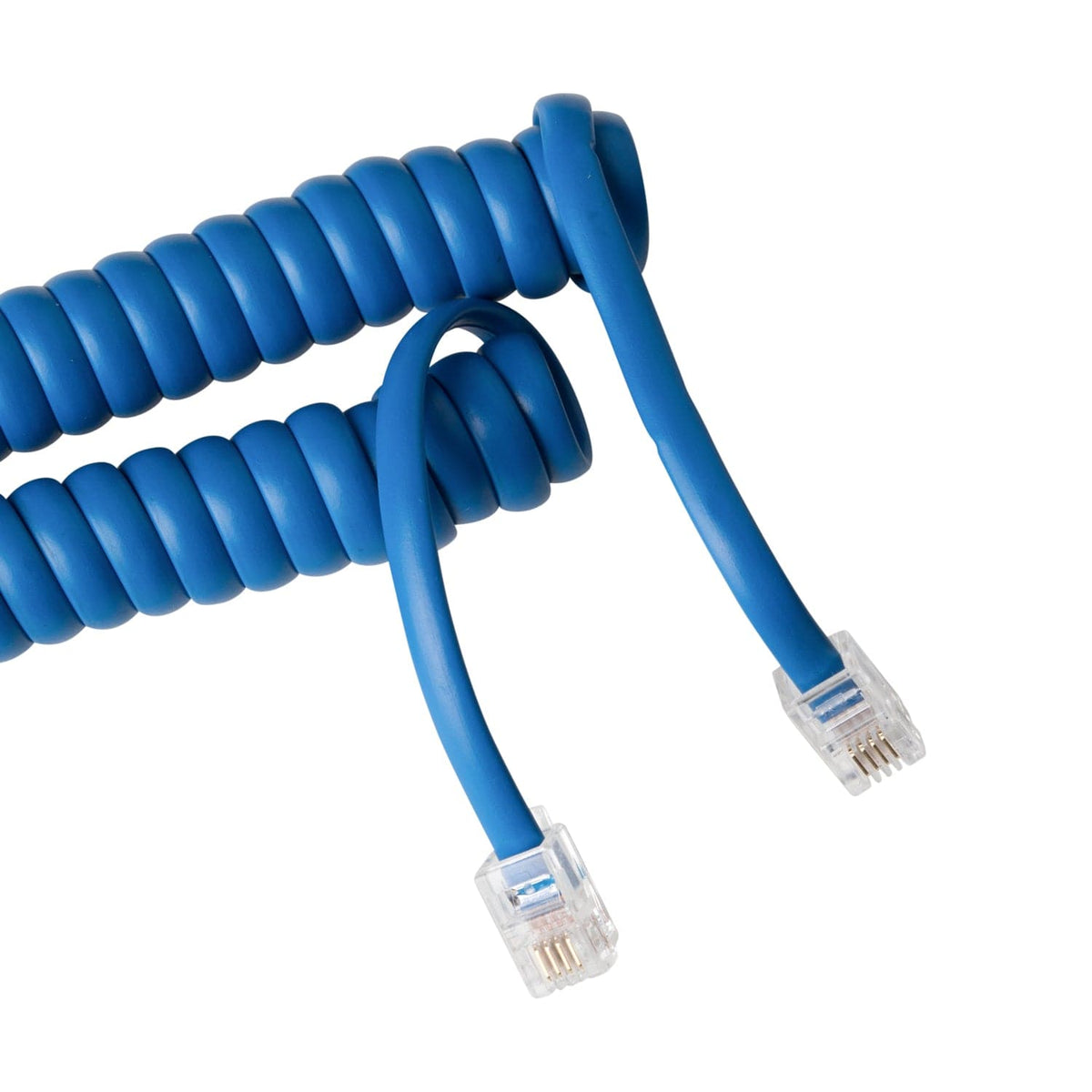 15 ft Telephone Handset Cord for Landline Phone - Classic Blue - USA Trading Depot, LLC