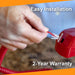 15 ft Telephone Handset Cord for Landline Phone - Crimson Red - USA Trading Depot, LLC