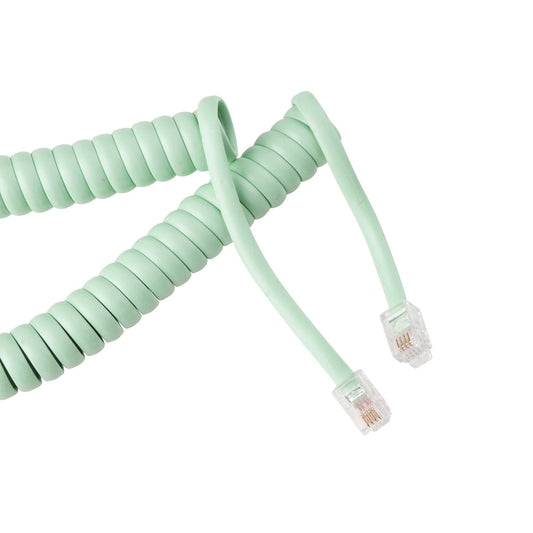 15 ft Telephone Handset Cord for Landline Phone - Earth Green - USA Trading Depot, LLC