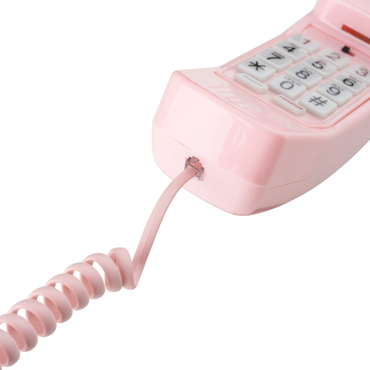 15 ft Telephone Handset Cord for Landline Phone - Pink - USA Trading ...