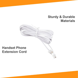 25 ft Phone Line Extension Cord - Choctaw White - USA Trading Depot, LLC