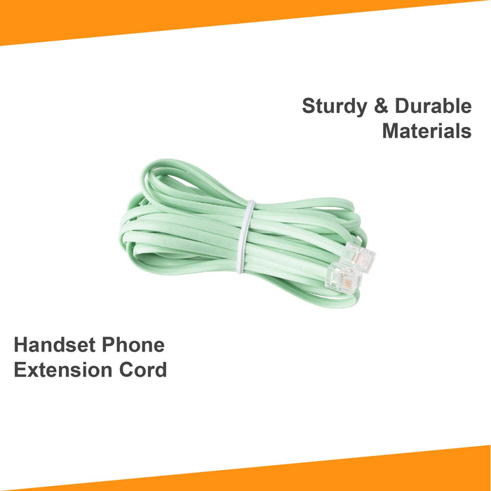 25 ft Phone Line Extension Cord - Earth Day Green - USA Trading Depot, LLC