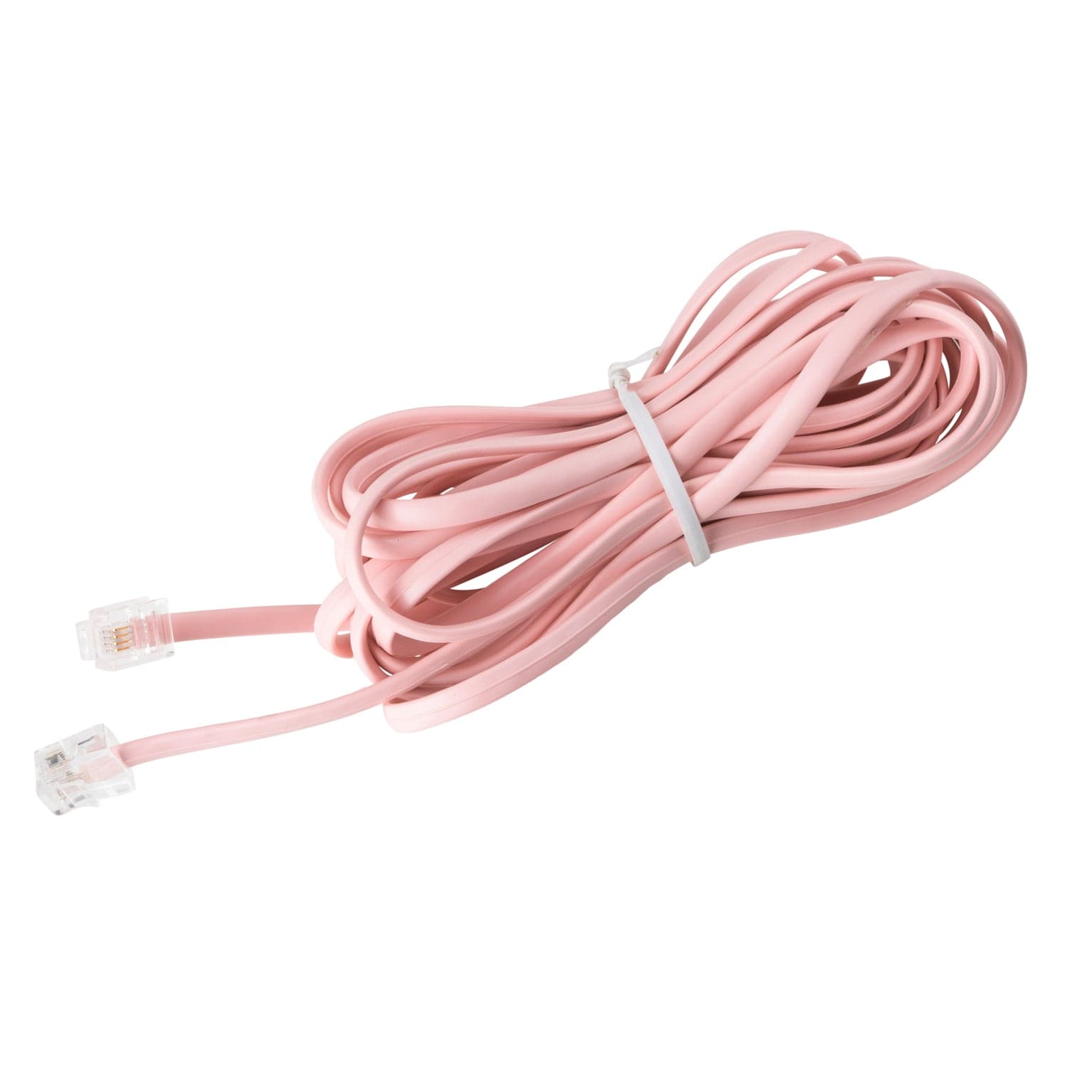 25 ft Phone Line Extension Cord - Pink - USA Trading Depot, LLC