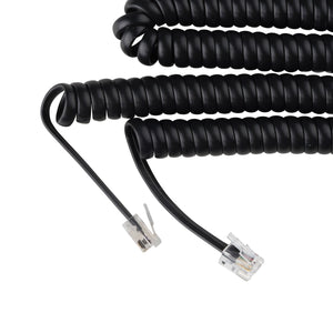 25 ft Telephone Handset Cord - Black - USA Trading Depot, LLC