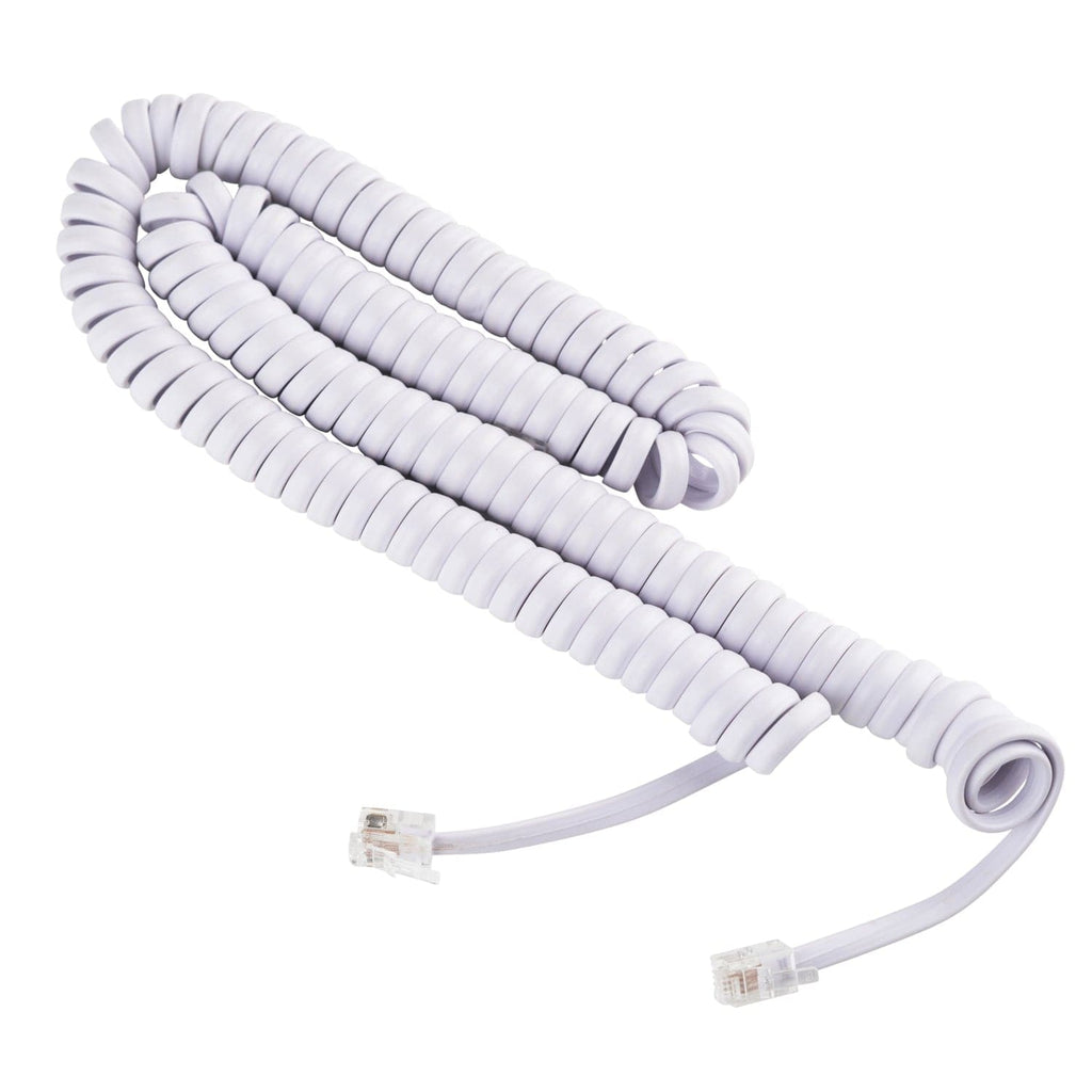 25 ft Telephone Handset Cord - Choctaw White - USA Trading Depot, LLC
