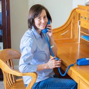 25 ft Telephone Handset Cord - Classic Blue - USA Trading Depot, LLC