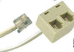 25' Modular Dual Jack Extension LINE Cord - USA Trading Depot, LLC