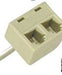 25' Modular Dual Jack Extension LINE Cord - USA Trading Depot, LLC