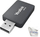 Yealink WF50 USB Wi-Fi dongle with compact design for wireless connectivity on compatible Yealink IP phones