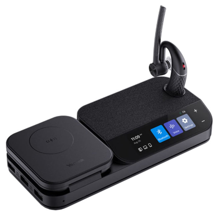 Yealink BH71 Pro Teams Certified Wireless Bluetooth Mono Headset 1208652 - Deskphone, PC,Mac, Video Calls, Mobile Phone Calls, Compatible with Zoom, RingCentral, Meet, Vonage, Gold Support Plan