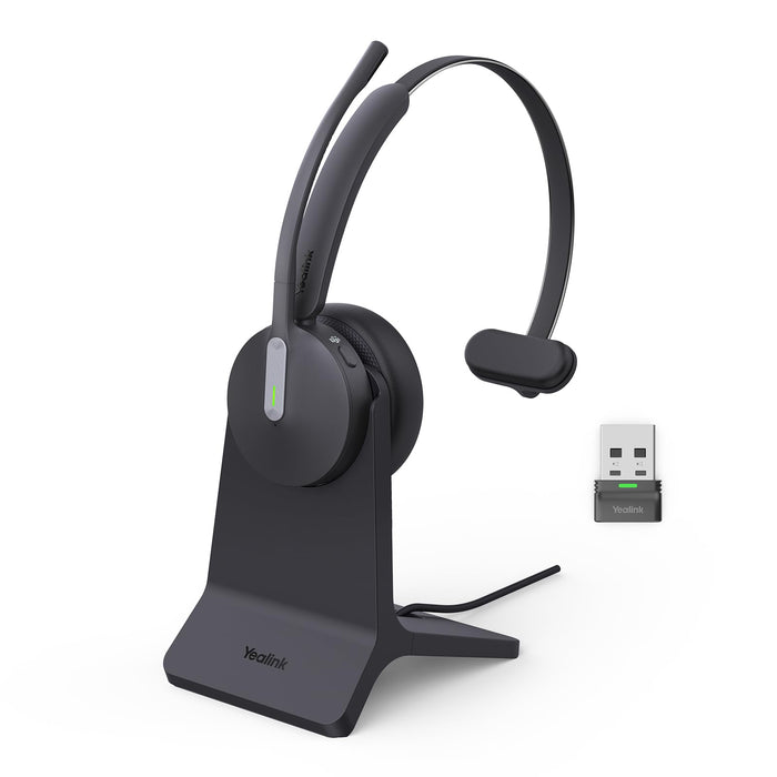Yealink BH70 UC (NO Dongle) Wireless Bluetooth Headset with Microphone for Work, 35h Talking Battery Life, 3-Mic Noise Cancellation Headsets for Computer, 91g Lightweight Headphone for Open Office