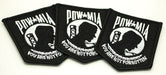 POW-MIA Patches Side by Side