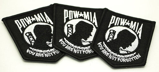 POW-MIA Patches Side by Side