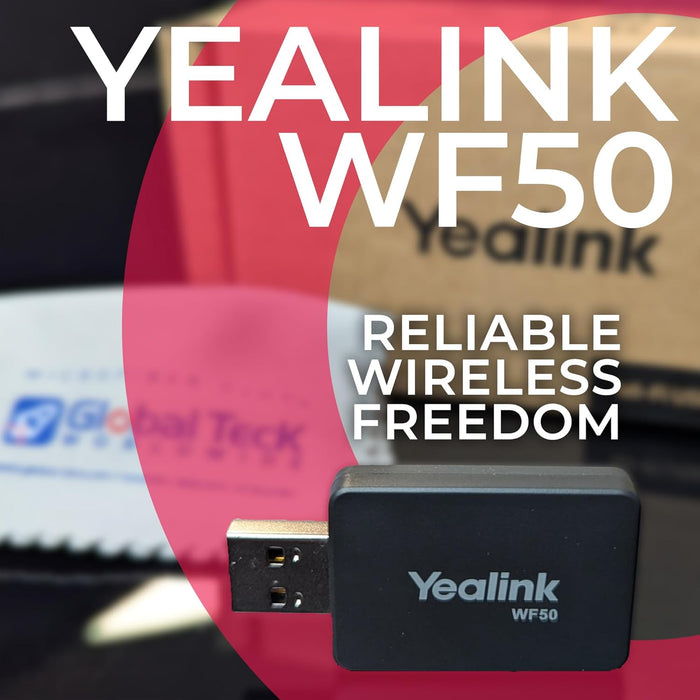 Yealink WF50 USB Wi-Fi dongle for reliable wireless freedom and office device connectivity