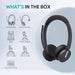 Yealink WH64 DECT & Bluetooth Dual Teams Wireless Headset, 606 ft Range On Ear Work Headphones with 3X Noise Cancelling Mic, 32H Talk Time, Ringer, Office Headsets for Desk IP Phone, PC,Cellphone