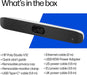 Poly Studio V12 – USB Video Bar for Small Rooms - 4K 20MP Camera, AI-Enhanced Audio, Noise Cancellation, Poly Lens Management - Microsoft Teams, Zoom & Google Meet Compatible - Thoughtfully Made