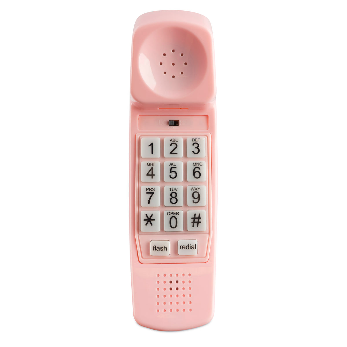 iSoHo Phones - Rediscover Timeless Connectivity: Big Button Corded Phone - Elegance Meets Simplicity for Your Home Office and Senior Loved Ones, Ladies Pink