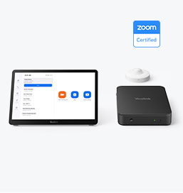 Yealink Bundle of MCoreKit-C5-ZR Zoom Rooms Base-kit for Diverse Meeting Rooms, Rooms, RingCentral, Vonage, Teams Connects to PC, Mac, Cell & Softphones with TWAComm Microfiber Cloth