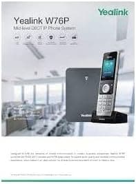 Advanced Yealink | Enhance Communication Yealink W76P - IP DECT Phone Bundle W56H with W70 Base - USA Trading Depot, LLC