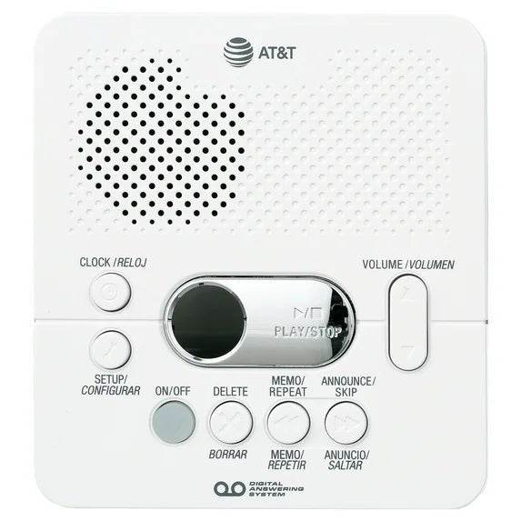 AT&T Digital Answering System, w/Min Record Time, White - USA Trading Depot, LLC