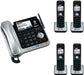 AT&T TL86109 DECT 6.0 2-line Bluetooth Cord/Cordless Phone System [Includes Four Expandable Handsets] Bundle - USA Trading Depot, LLC