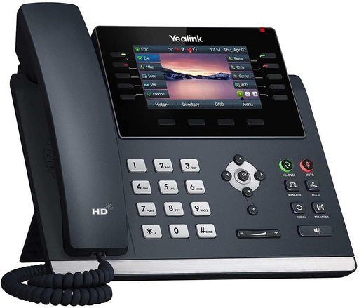 Discover Yealink T46U IP Phone [BUNDLE], 16 VoIP Accounts. 4.3-Inch Color Display. Dual USB 2.0, Dual-Port Gigabit Ethernet, 802.3af PoE, [Power Adapter Included] (SIP-T46U) | Efficient Office Communication - Free Shipping - USA Trading Depot, LLC