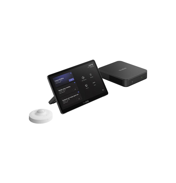 Yealink Bundle of MCoreKit-C5-ZR Zoom Rooms Base-kit for Diverse Meeting Rooms, Rooms, RingCentral, Vonage, Teams Connects to PC, Mac, Cell & Softphones with TWAComm Microfiber Cloth