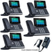 Innovative Yealink YEA-SIP-T54W [5 PHONE PACK] Power Adapters Included - Ships within 1 Bus. Day - USA Trading Depot, LLC