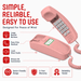 iSoHo Big Button Trimline Phone - Corded Retro Desk Phone - USA Trading Depot, LLC