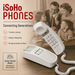 iSoHo Big Button Trimline Phone - Corded Retro Desk Phone - USA Trading Depot, LLC