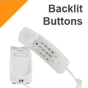iSoHo Big Button Trimline Phone - Corded Retro Desk Phone - USA Trading Depot, LLC