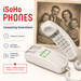 iSoHo Big Button Trimline Phone - Corded Retro Desk Phone - USA Trading Depot, LLC