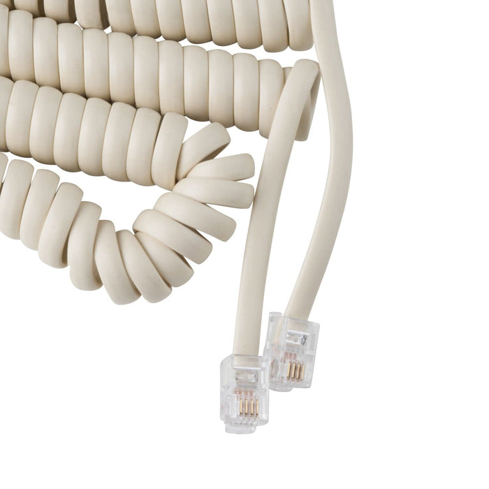 iSoHo Phone Accessories: 25 ft Telephone Handset Cord - Bone Ivory - USA Trading Depot, LLC
