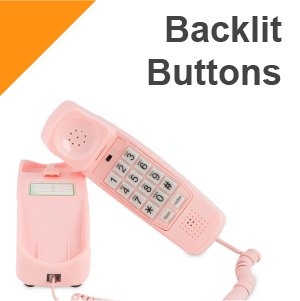 iSoHo Trimline Phone: Enhanced for Seniors, Visually Impaired. Large Buttons, Loud Ringer.Perfect for Hearing and Visually Impaired. Retro Style, Reliable Performance - Pink - USA Trading Depot, LLC