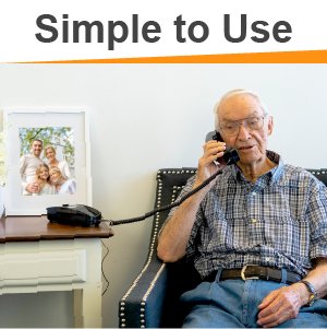 iSoHo Trimline Phone: Enhanced for Seniors, Visually Impaired. Large Buttons, Loud Ringer.Perfect for Hearing and Visually Impaired. Retro Style, Reliable Performance - Black - USA Trading Depot, LLC