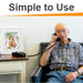 iSoHo Trimline Phone: Enhanced for Seniors, Visually Impaired. Large Buttons, Loud Ringer.Perfect for Hearing and Visually Impaired. Retro Style, Reliable Performance - Black - USA Trading Depot, LLC