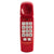 iSoHo Trimline Phone: Enhanced for Seniors, Visually Impaired. Large Buttons, Loud Ringer.Perfect for Hearing and Visually Impaired. Retro Style, Reliable Performance - Crimson Red - USA Trading Depot, LLC