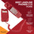 iSoHo Trimline Phone: Enhanced for Seniors, Visually Impaired. Large Buttons, Loud Ringer.Perfect for Hearing and Visually Impaired. Retro Style, Reliable Performance - Crimson Red - USA Trading Depot, LLC