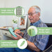 iSoHo Trimline Phone: Enhanced for Seniors, Visually Impaired. Large Buttons, Loud Ringer.Perfect for Hearing and Visually Impaired. Retro Style, Reliable Performance - Earth Day Green - USA Trading Depot, LLC