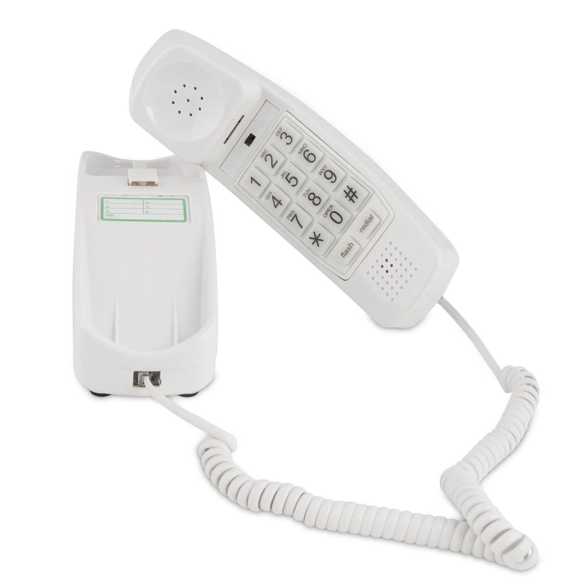 iSoHo Trimline Phone: Enhanced for Seniors, Visually Impaired. Large Buttons, Loud Ringer.Perfect for Hearing and Visually Impaired. Retro Style, Reliable Performance - USA Trading Depot, LLC