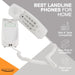 iSoHo Trimline Phone: Enhanced for Seniors, Visually Impaired. Large Buttons, Loud Ringer.Perfect for Hearing and Visually Impaired. Retro Style, Reliable Performance - USA Trading Depot, LLC