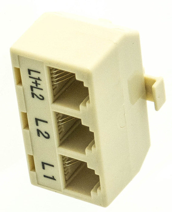 Modular 2-Line Triplex Jack 4-2-2 - USA Trading Depot, LLC